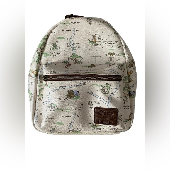 Disney Handbags - Disney Loungefly Winnie the Pooh Map Mini Backpack